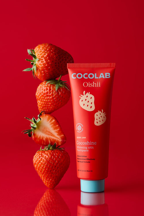 Oishii + Cocolab: Cocoshine Whitening Toothpaste