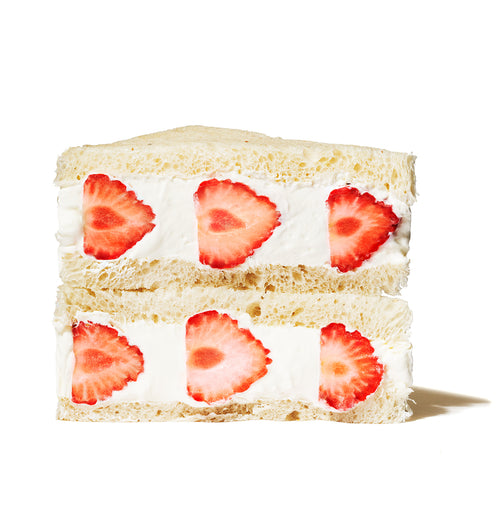 Oishii + Pop Up Grocer: Strawberries and Cream Sando